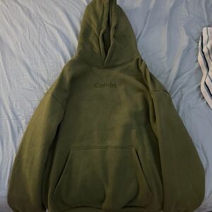 Comfrt Olive Signature Hoodie Cozy Oversized Sweatshirt